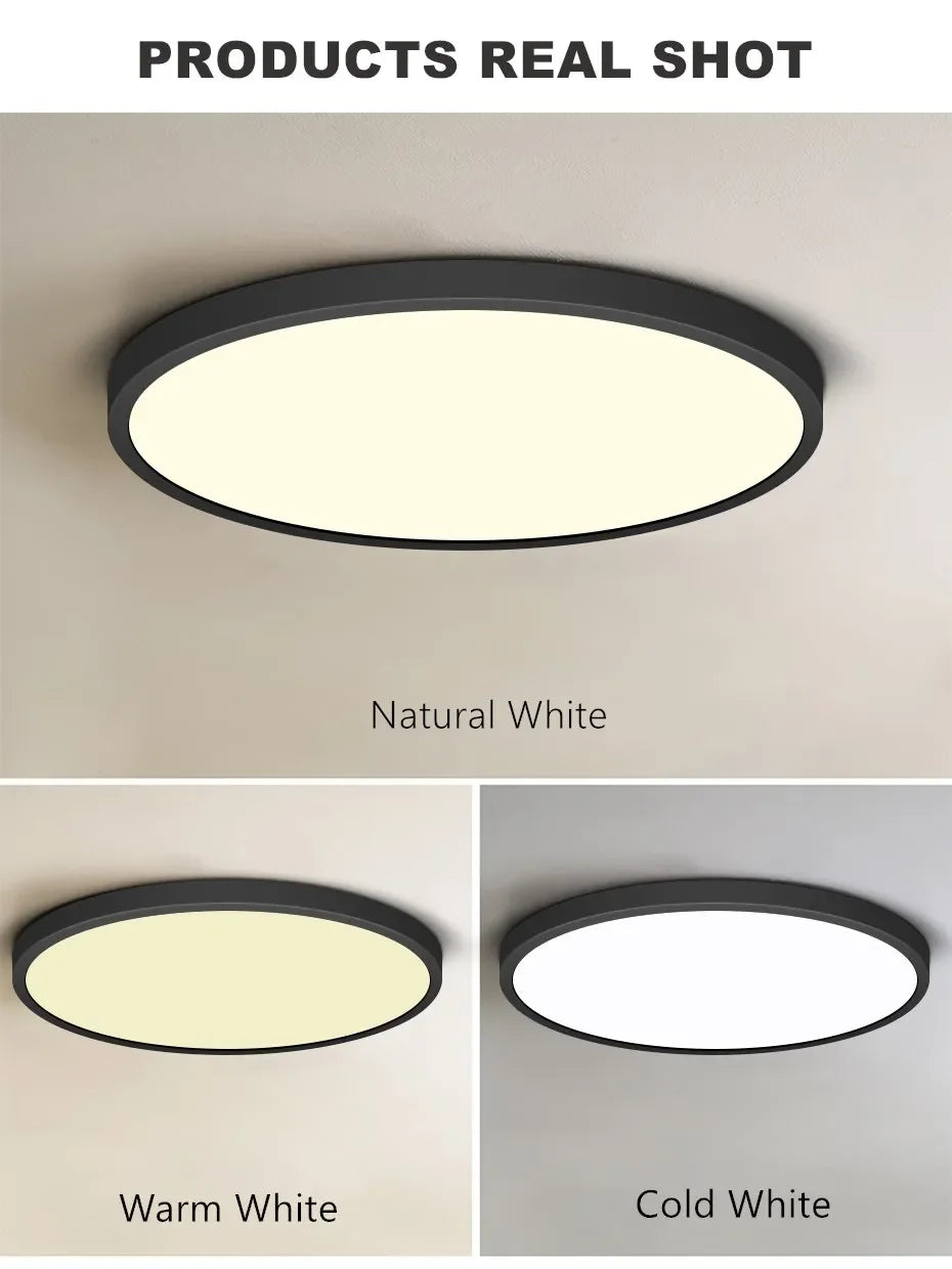 0.9 Inch Ultra-thin Smart Home LED Ceiling Light 38W 28W 24W APP/Remote Control Dimmable Room Decoration Bedroom Living Room