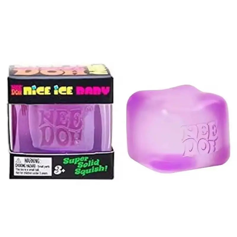 Needoh Nice Cube Sensory Stress Reliever Fidget Tool for Anxiety & Focus Desk Sensory Cube for Adults & Kids