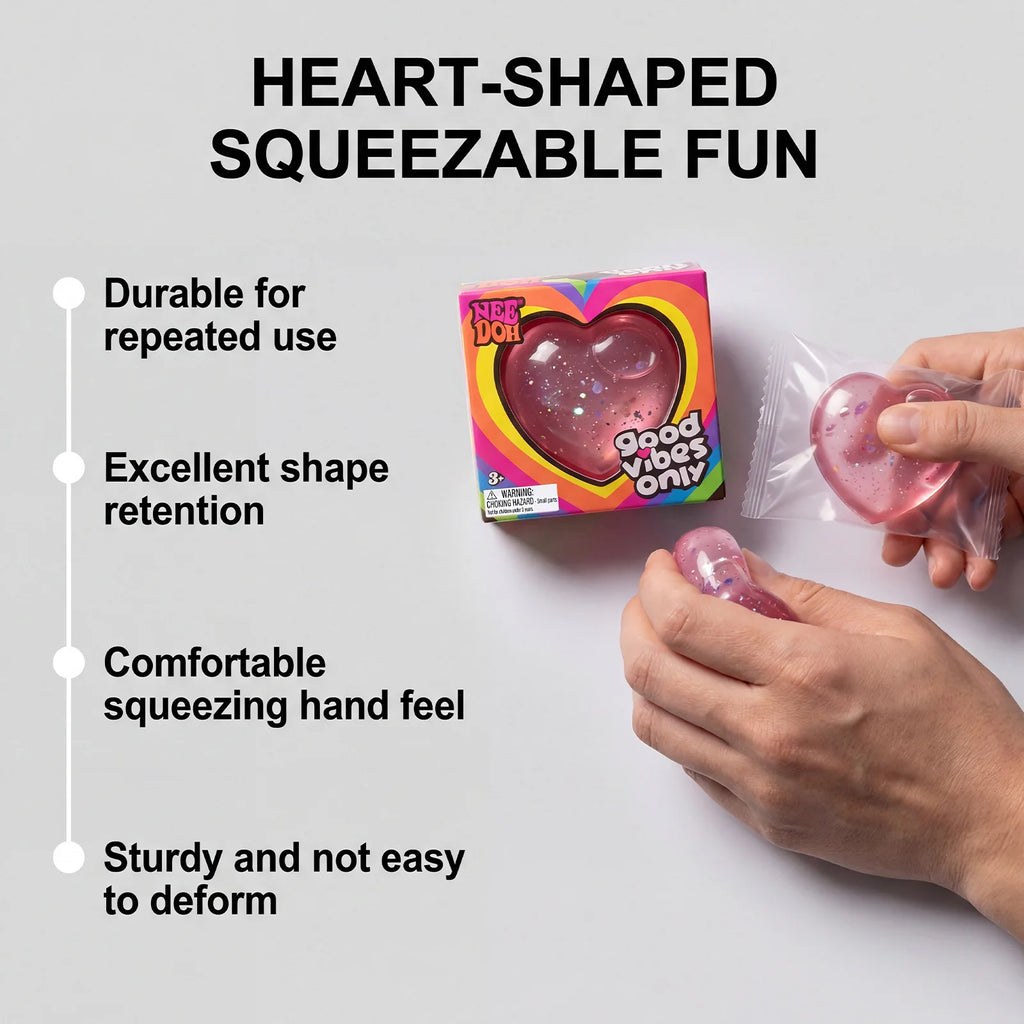 NeeDoh Squishy Sensory Stress Ball - Soft Fidget Toy for Kids & Adults
