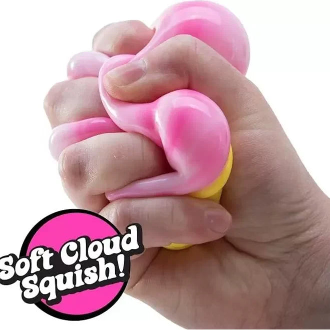 Needoh Sensory Nice Cream Cone Fidget Toy Anxiety Relief Focus Calm Down ADHD Non-toxic Squeeze Stretch Toy for kids adults