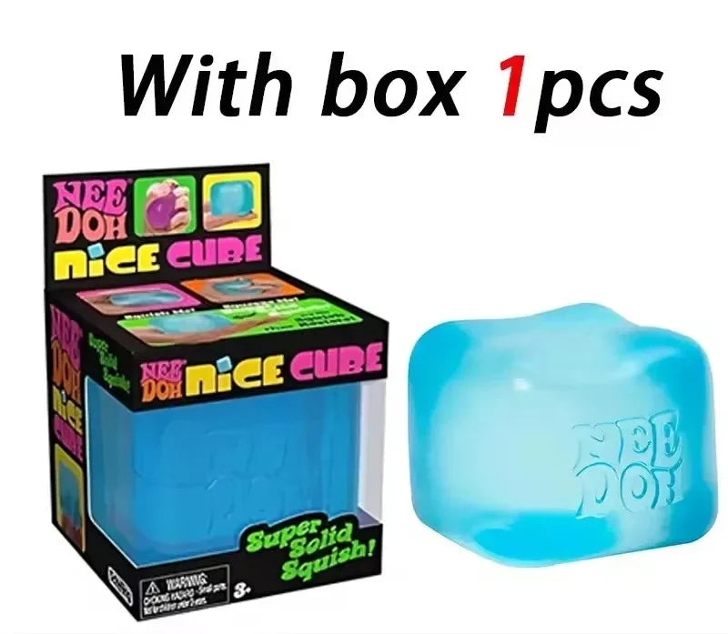 NeeDoh Nice Cube Sensory Stress Reliever Fidget Toy for Kids & Adults
