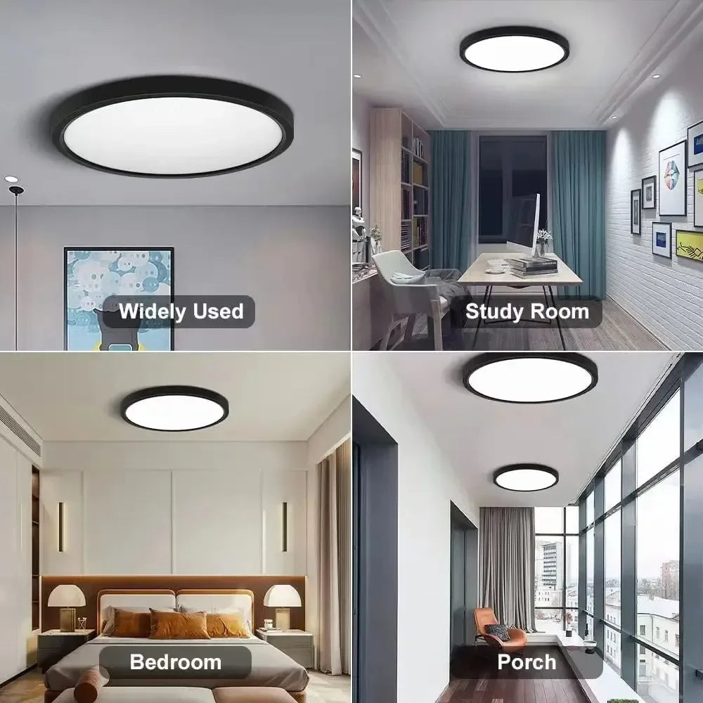 0.9 Inch Ultra-thin Smart Home LED Ceiling Light 38W 28W 24W APP/Remote Control Dimmable Room Decoration Bedroom Living Room
