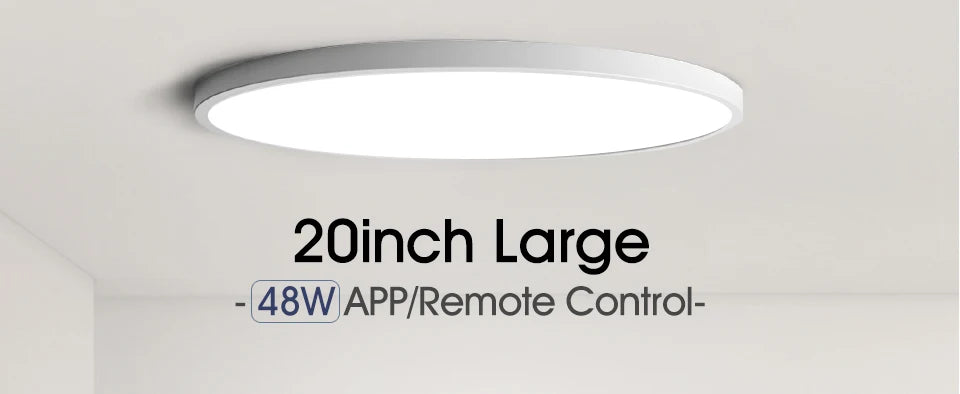 0.9inch Smart lamp Led ceiling lamp APP/ Remote Control Dimmable Indoor lighting for living room led lights for room Bedroom