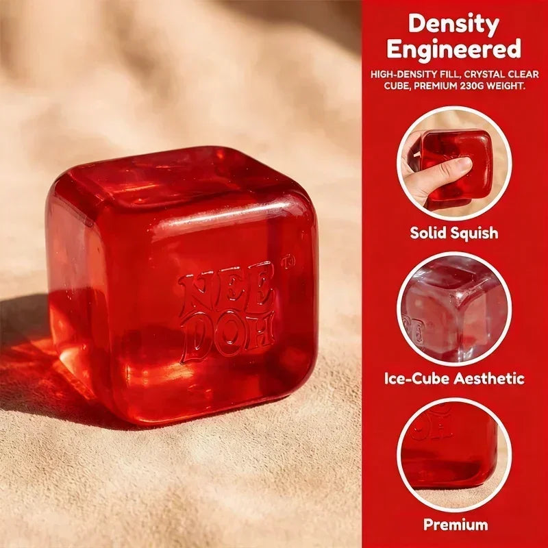 NeeDoh Nice Cube Summer Sensory Fidget Toy - Stress Relief