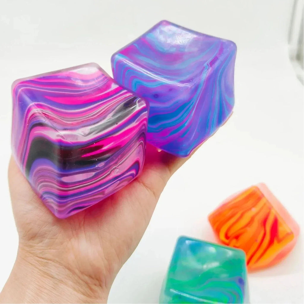 NeeDoh Nice Cube Desk Fidget Toy - Anti-Anxiety Stress Reliever