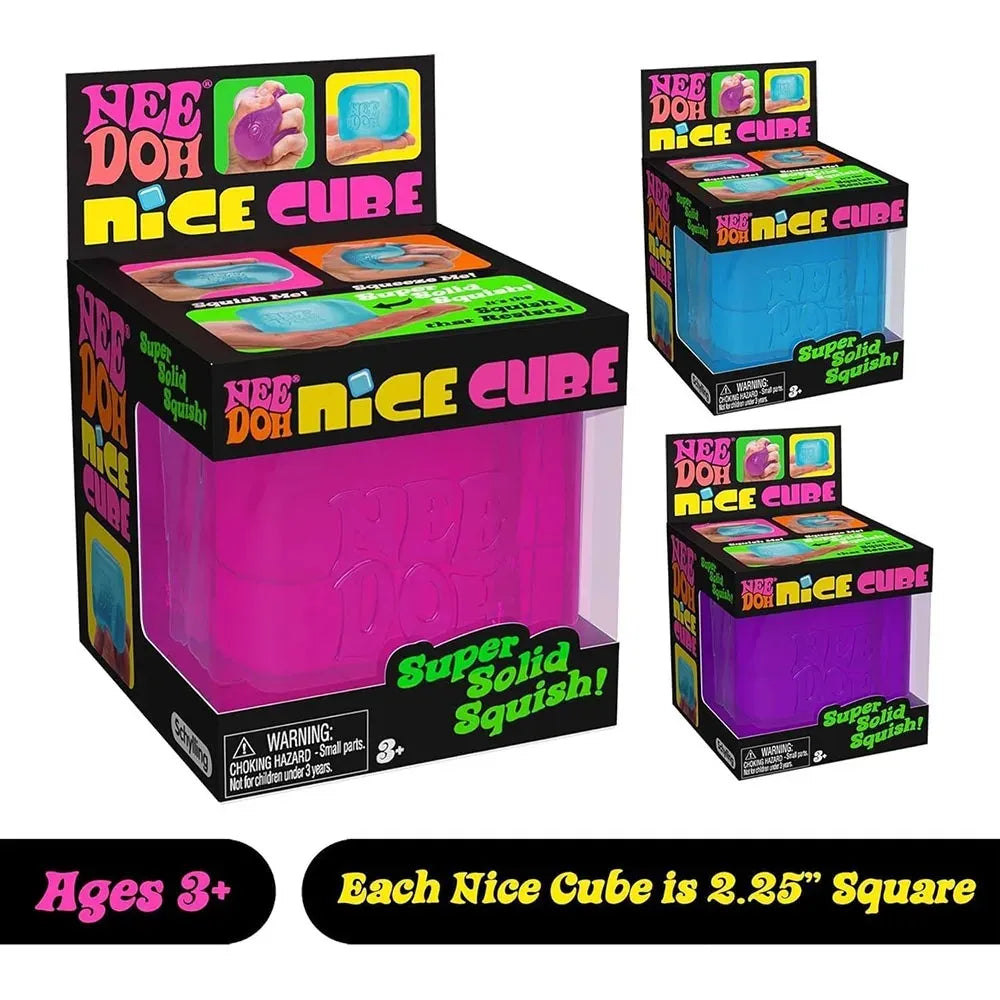 NeeDoh Nice Cube Sensory Stress Reliever Fidget Toy for Kids & Adults