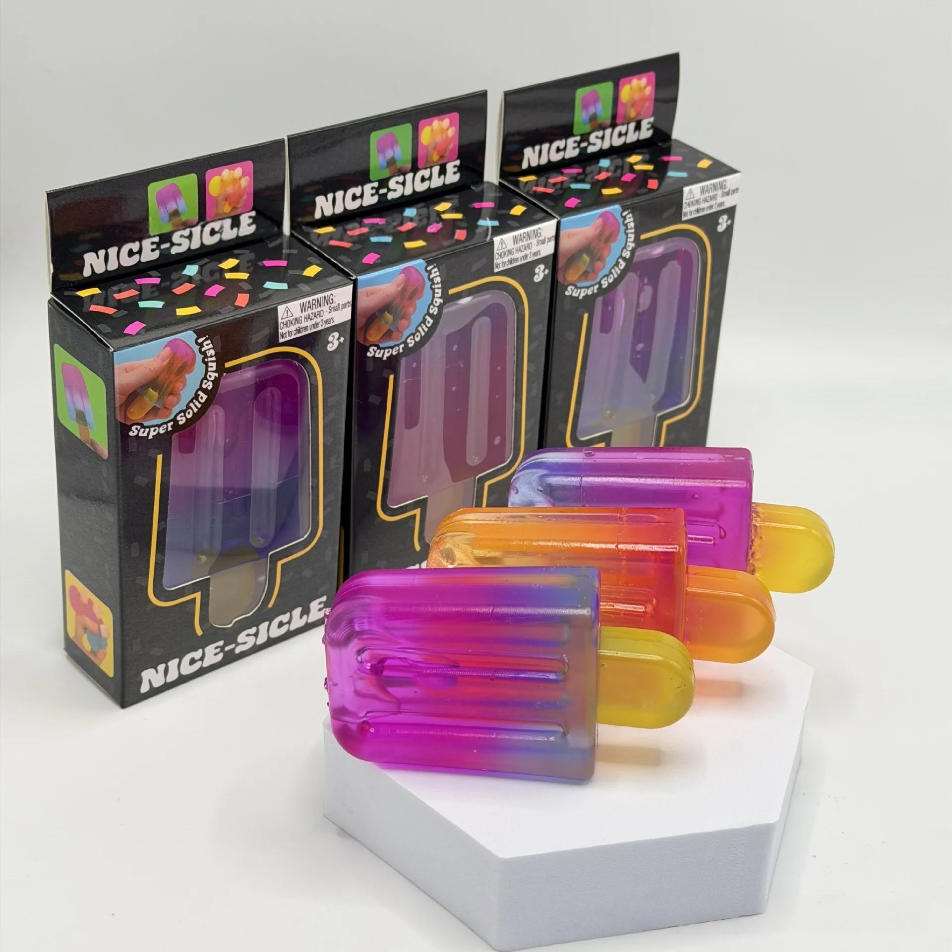 NeeDoh Jelly Ice Cream Squishy Sensory Stress Relief Toy