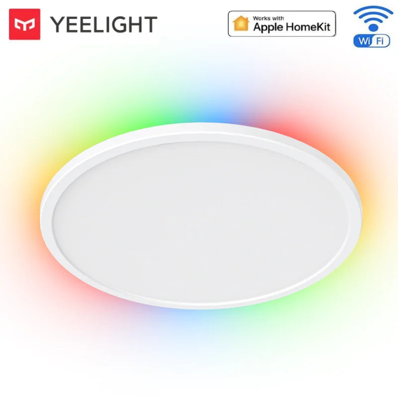 (Global Version) YEELIGHT Smart LED Ceiling Light RGB Slim Wifi Connection 2700-6500K Dimmable Smart Voice Control For Mi Home