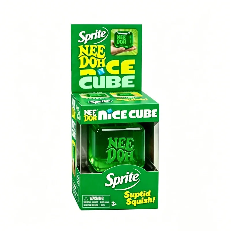 Needoh Nice Cube Sensory Stress Reliever Fidget Tool for Anxiety & Focus Desk Sensory Cube for Adults & Kids Solving Venting
