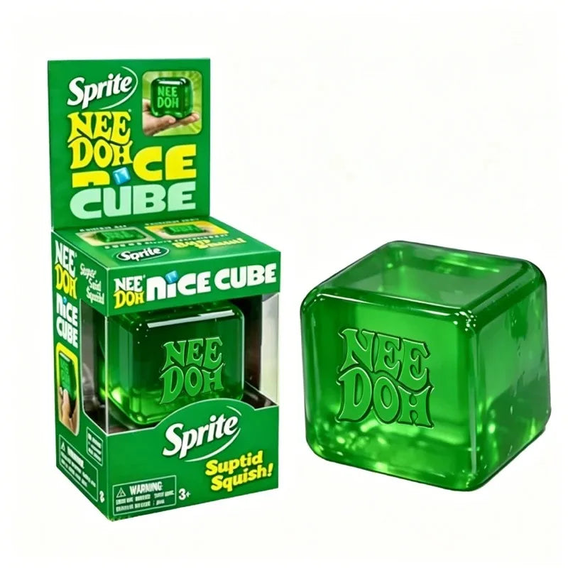 NeeDoh Nice Cube Desk Fidget Toy - Anti-Anxiety Stress Reliever