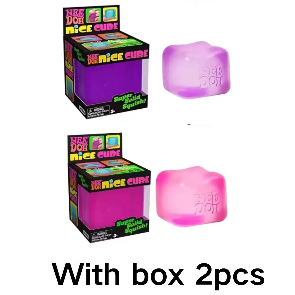 NeeDoh Nice Cube Sensory Stress Reliever Fidget Toy for Kids & Adults