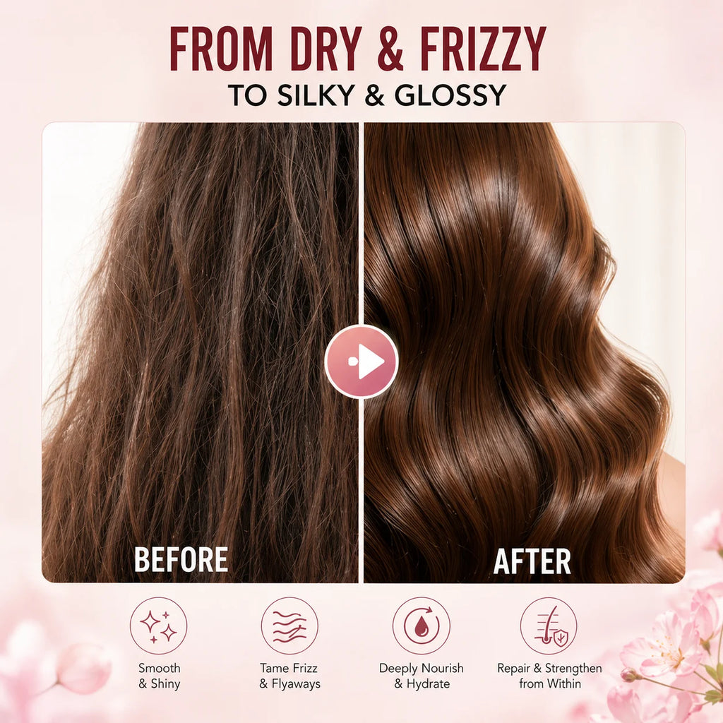 Hair Perfume Oil,40 Mini Bottles Capsules with 10 Scents,2-in-1 Leave-In Hair Serum,for Frizzy,Dry & Damaged Hair Long-Lasting