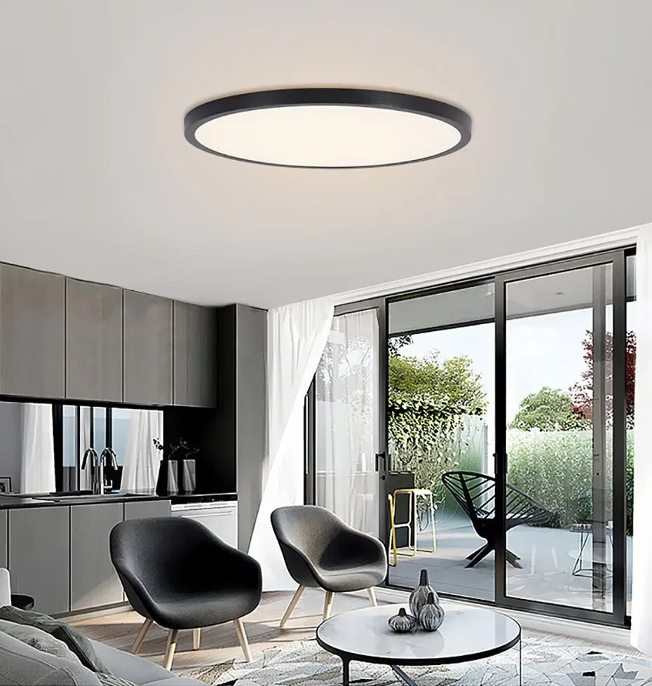 0.9 Inch Ultra-thin Smart Home LED Ceiling Light 38W 28W 24W APP/Remote Control Dimmable Room Decoration Bedroom Living Room