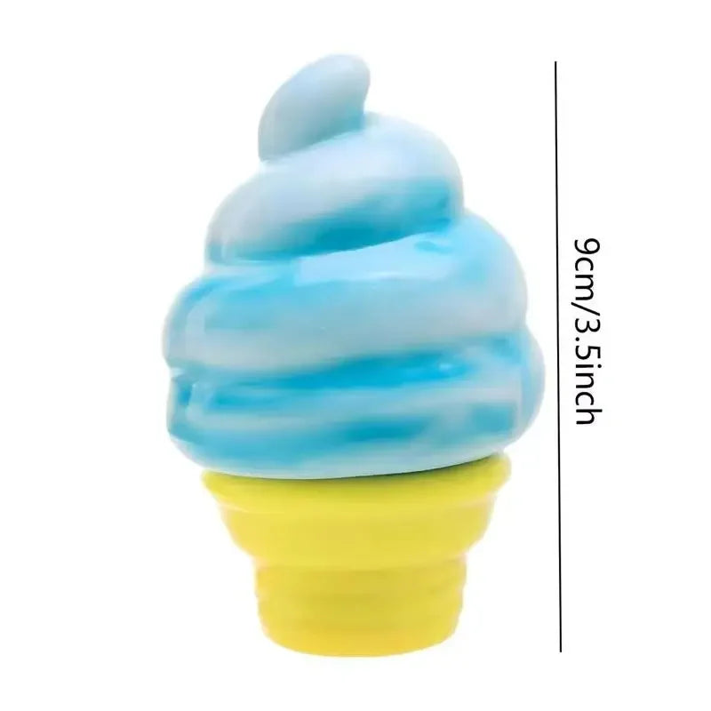 Needoh Nice Cube By Schylling Sensory Squeeze Toy Ice Cream Color Squishy Stress Relief Fidget Toys Children Adults Collectable