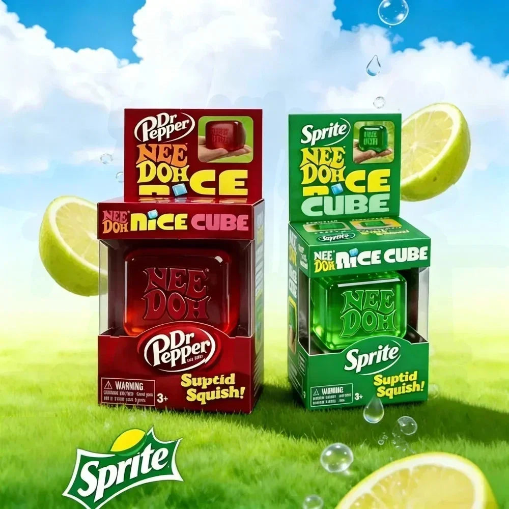 NeeDoh Nice Cube Summer Sensory Fidget Toy - Stress Relief