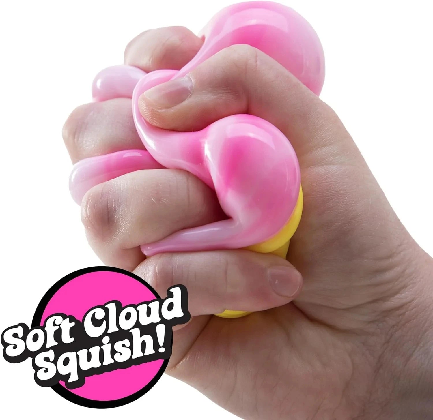 Needoh Nice Cube By Schylling Sensory Squeeze Toy Ice Cream Color Squishy Stress Relief Fidget Toys Children Adults Collectable
