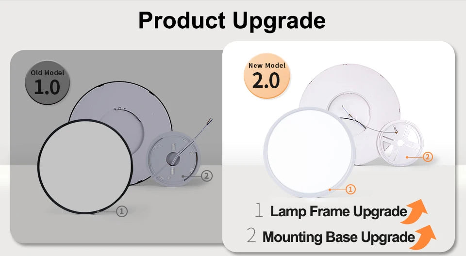 0.9inch Smart lamp Led ceiling lamp APP/ Remote Control Dimmable Indoor lighting for living room led lights for room Bedroom