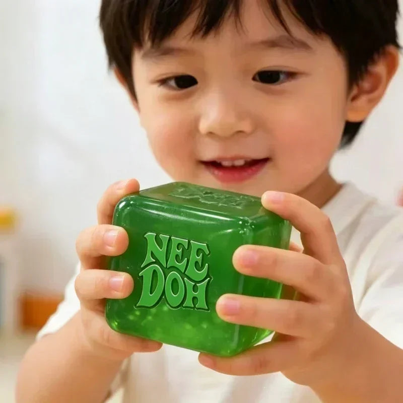 NeeDoh Nice Cube Summer Sensory Fidget Toy - Stress Relief