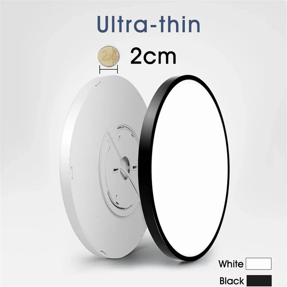 0.9 Inch Ultra-thin Smart Home LED Ceiling Light 38W 28W 24W APP/Remote Control Dimmable Room Decoration Bedroom Living Room