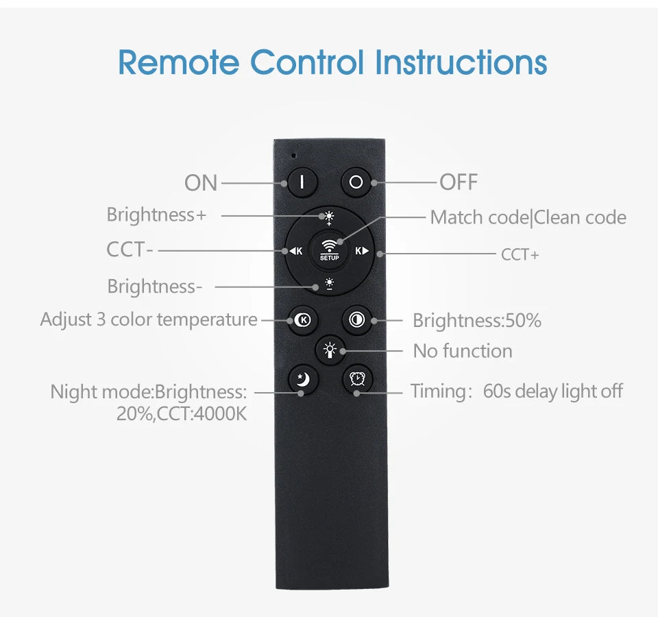 0.9inch Smart lamp Led ceiling lamp APP/ Remote Control Dimmable Indoor lighting for living room led lights for room Bedroom
