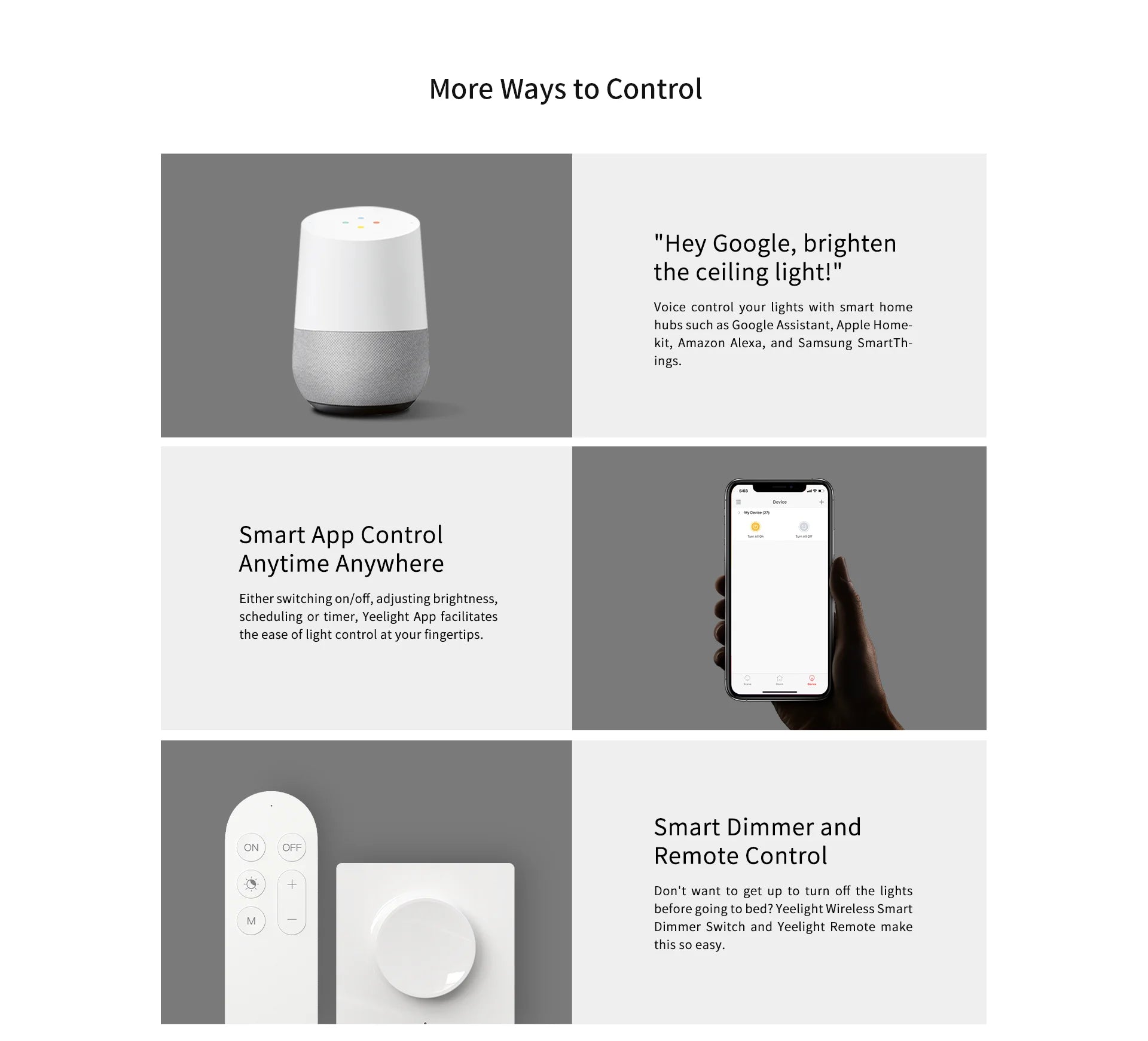 (Global Version) YEELIGHT Smart LED Ceiling Light RGB Slim Wifi Connection 2700-6500K Dimmable Smart Voice Control For Mi Home